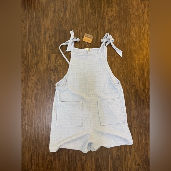 Moa Moa Pants - Moa Moa Soft Blue romper